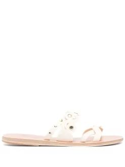 Women Ancient Greek Sandals Meltemi Mirrors Flat Sandals