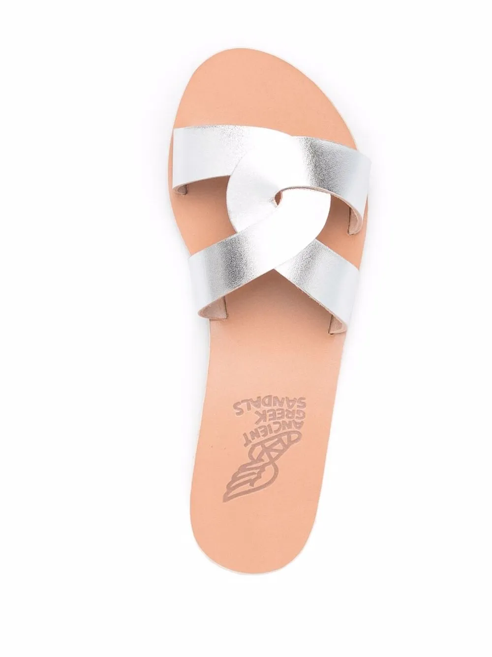 Women Ancient Greek Sandals Metallic Leather-strap Sandals 6 Women Ancient Greek Sandals Metallic Leather-strap Sandals - Image 4