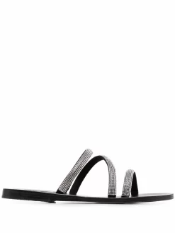 Women Ancient Greek Sandals Polytimi Diamante Sandals