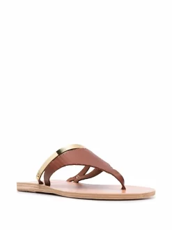 Women Ancient Greek Sandals Drepani Leather Flip Flops -Ancient Greek 18024813 38634963 1000