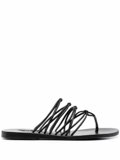 Women Ancient Greek Sandals Iria Knot-strap Leather Sandals