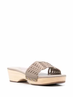 Women Ancient Greek Sandals Interwoven-detail Leather Clogs 7 Women Ancient Greek Sandals Interwoven-detail Leather Clogs -Ancient Greek 18025203 38627068 1000