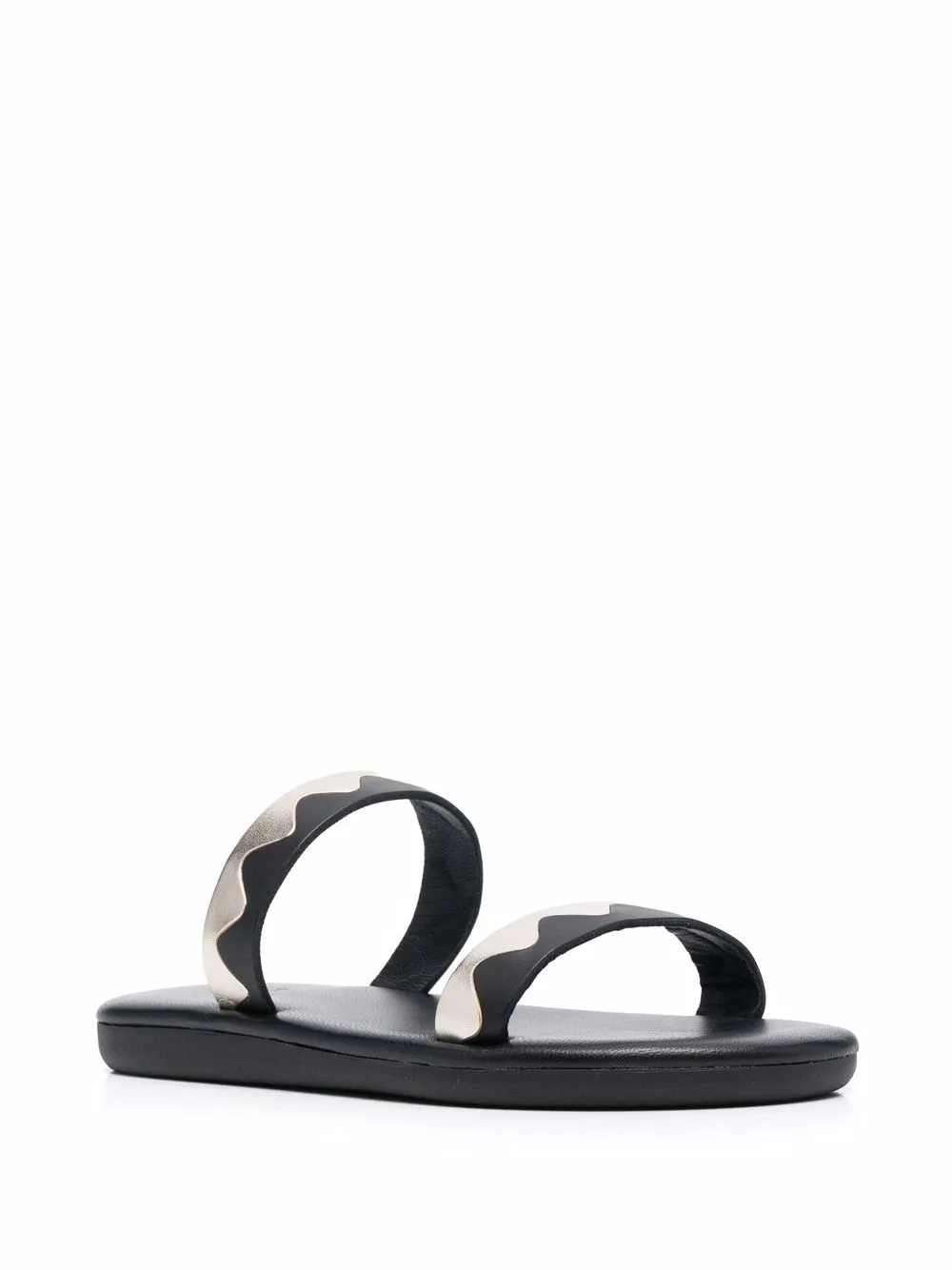 Women Ancient Greek Sandals Paralia Zigzag-band Leather Sandals 4 Women Ancient Greek Sandals Paralia Zigzag-band Leather Sandals - Image 2