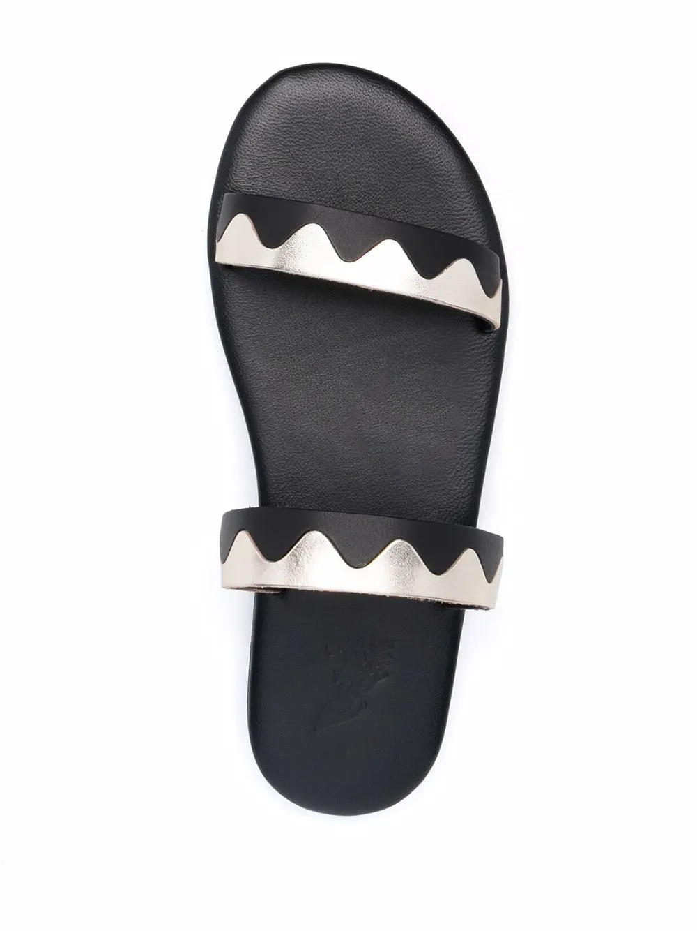Women Ancient Greek Sandals Paralia Zigzag-band Leather Sandals 6 Women Ancient Greek Sandals Paralia Zigzag-band Leather Sandals - Image 4