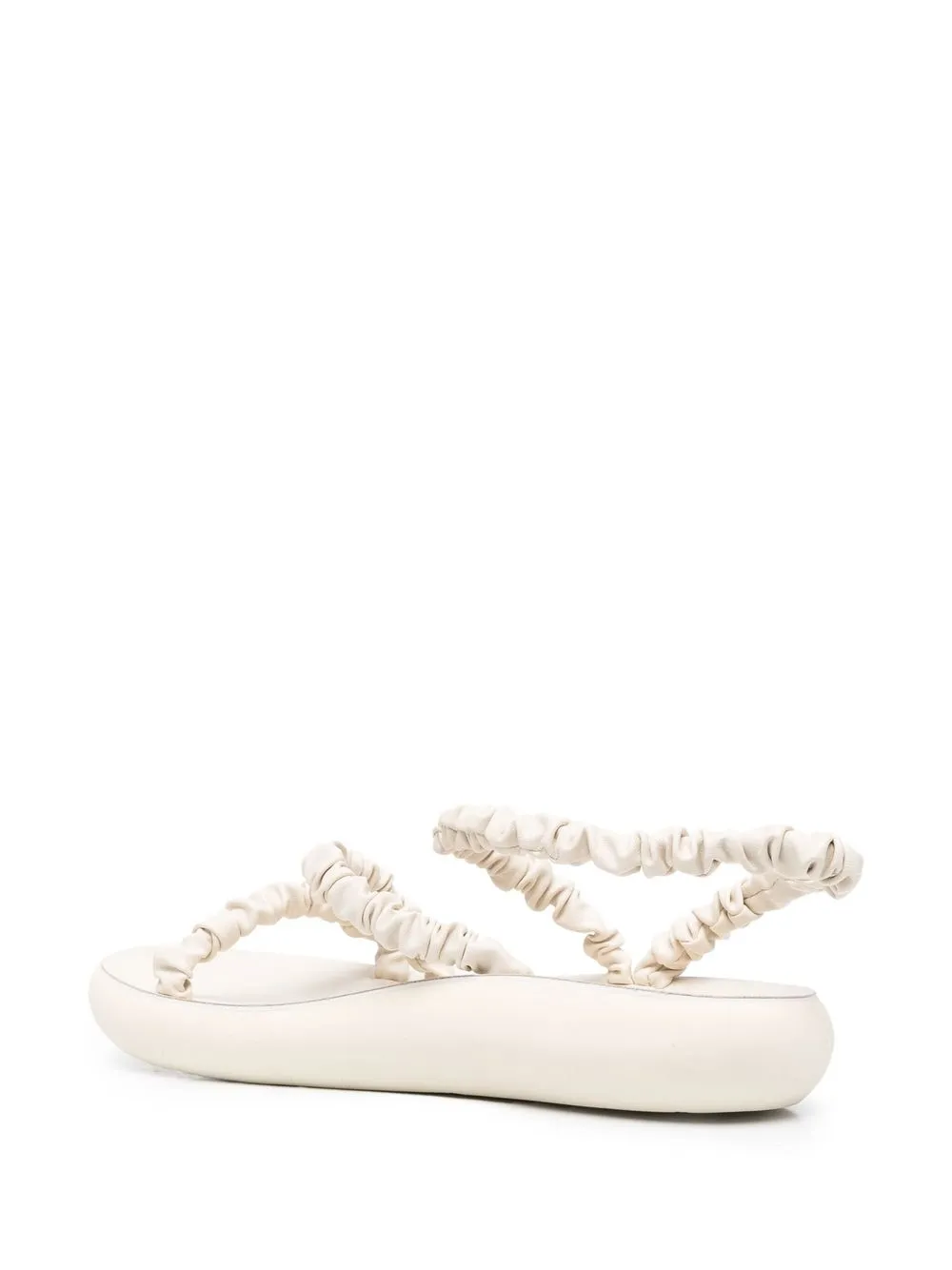 Women Ancient Greek Sandals Eleftheria Ruched Open-toe Sandals 5 Women Ancient Greek Sandals Eleftheria Ruched Open-toe Sandals - Image 3