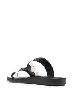 Men Ancient Greek Sandals Paralia Two-tone Leather Slides 8 Men Ancient Greek Sandals Paralia Two-tone Leather Slides -Ancient Greek 18134175 39144446 1000