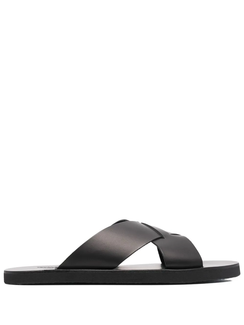 Men Ancient Greek Sandals Bios Cross-strap Leather Slides 3 Men Ancient Greek Sandals Bios Cross-strap Leather Slides