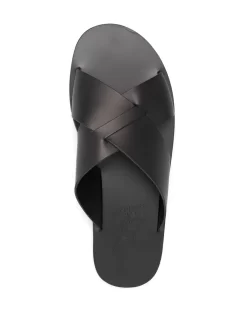 Men Ancient Greek Sandals Bios Cross-strap Leather Slides 9 Men Ancient Greek Sandals Bios Cross-strap Leather Slides -Ancient Greek 18135006 39143976 1000