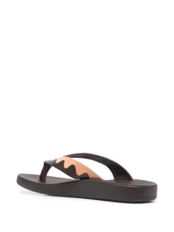 Men Ancient Greek Sandals Ammos Two-tone Leather Flip-flops -Ancient Greek 18135014 39142267 1000