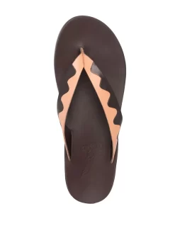 Men Ancient Greek Sandals Ammos Two-tone Leather Flip-flops -Ancient Greek 18135014 39143327 1000