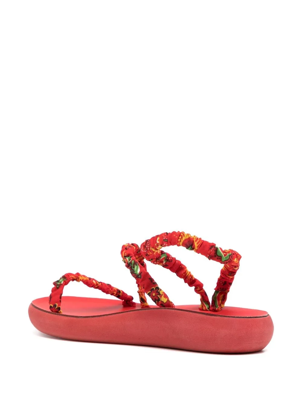 Women Ancient Greek Sandals Scrunchie Eleftheria Platform Sandals 5 Women Ancient Greek Sandals Scrunchie Eleftheria Platform Sandals - Image 3