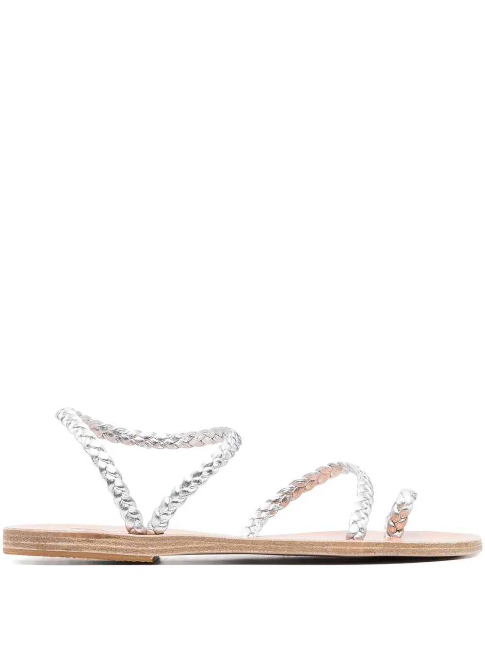 Women Ancient Greek Sandals Interwoven-strap Leather Sandals 3 Women Ancient Greek Sandals Interwoven-strap Leather Sandals