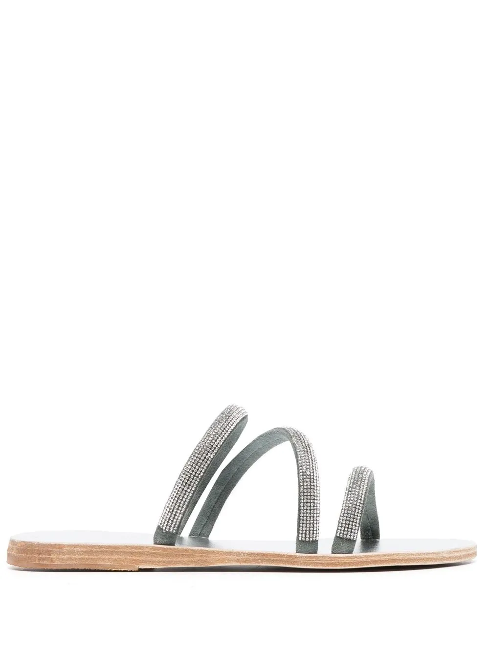 Women Ancient Greek Sandals Metallic Rhinestone-embellished Sandals 3 Women Ancient Greek Sandals Metallic Rhinestone-embellished Sandals