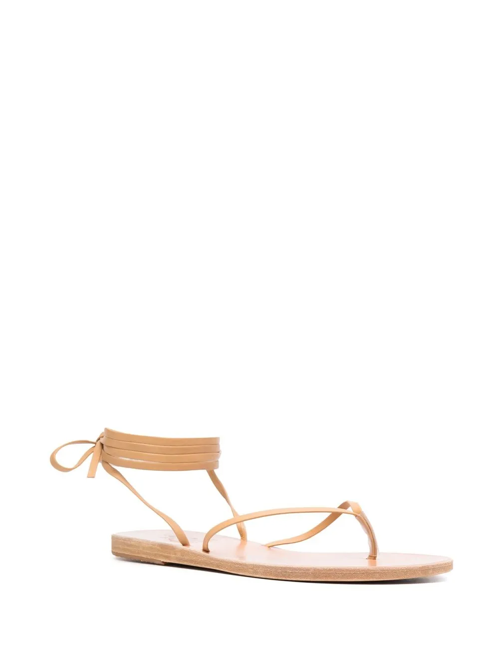 Women Ancient Greek Sandals Leather Ankle-tie Sandals 4 Women Ancient Greek Sandals Leather Ankle-tie Sandals - Image 2