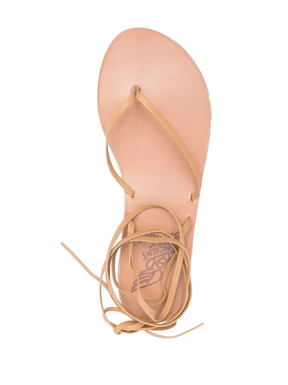 Women Ancient Greek Sandals Leather Ankle-tie Sandals 6 Women Ancient Greek Sandals Leather Ankle-tie Sandals - Image 4