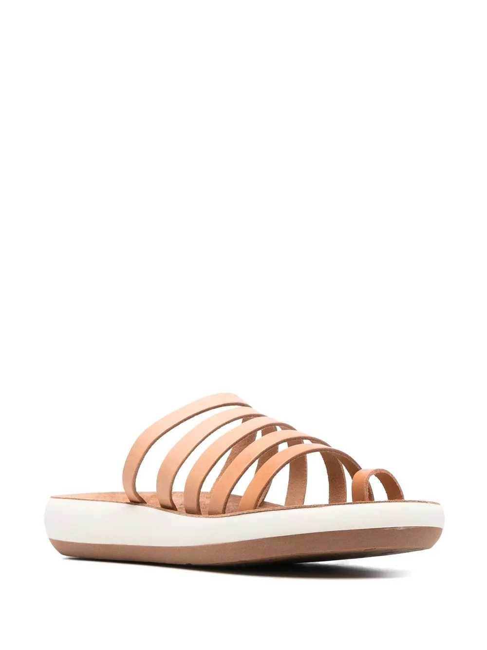 Women Ancient Greek Sandals Multi-strap Leather Sandals 4 Women Ancient Greek Sandals Multi-strap Leather Sandals - Image 2