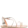 Women Ancient Greek Sandals Meloivia Metallic-effect Sandals -Ancient Greek 18978814 41735864 1000