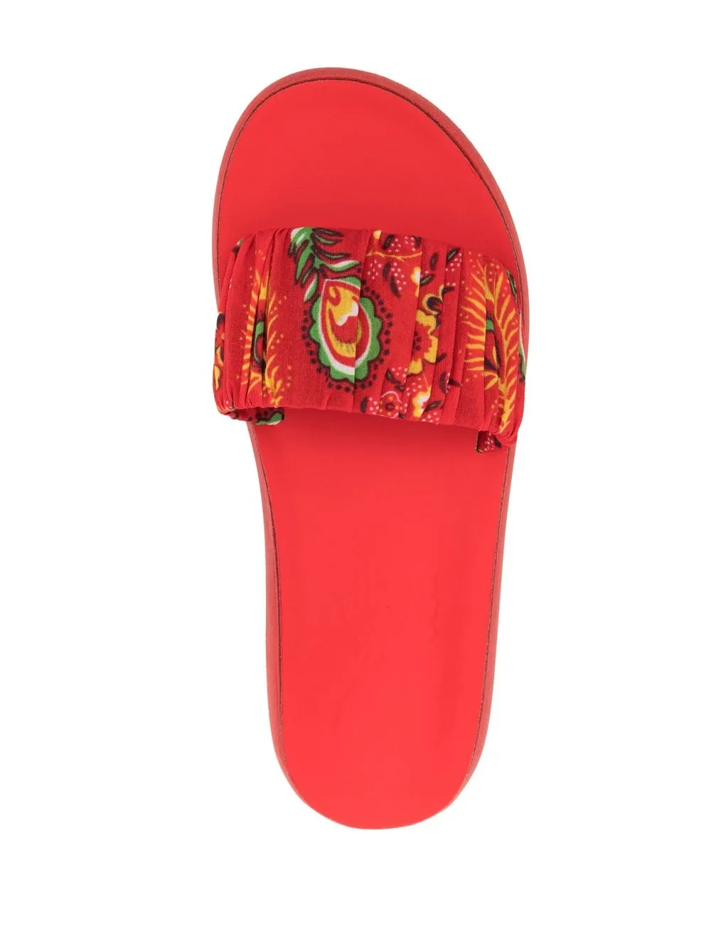 Women Ancient Greek Sandals Tayegete Bandana-print Slides 6 Women Ancient Greek Sandals Tayegete Bandana-print Slides - Image 4