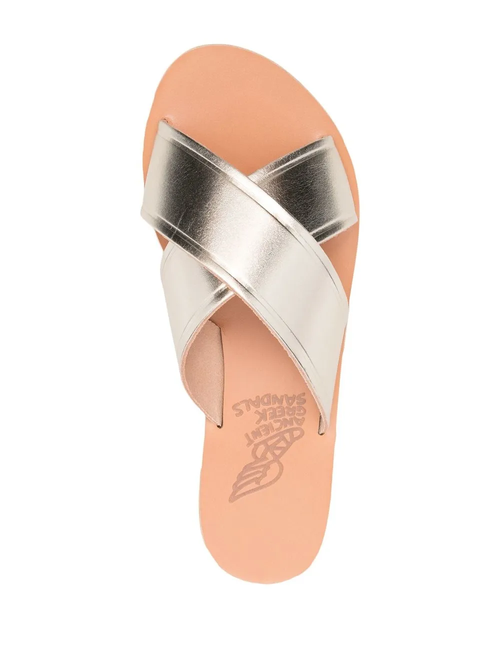 Women Ancient Greek Sandals Thais Metallic-effect Sandals 6 Women Ancient Greek Sandals Thais Metallic-effect Sandals - Image 4