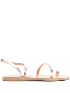 Women Ancient Greek Sandals Apli Eleftheria Metallic-effect Sandals
