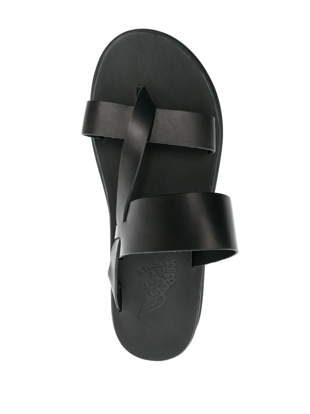 Men Ancient Greek Sandals Simos Leather Slides 6 Men Ancient Greek Sandals Simos Leather Slides - Image 4