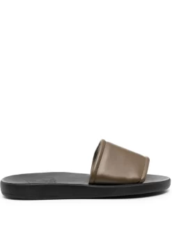 Men Ancient Greek Sandals Ageos Leather Slides