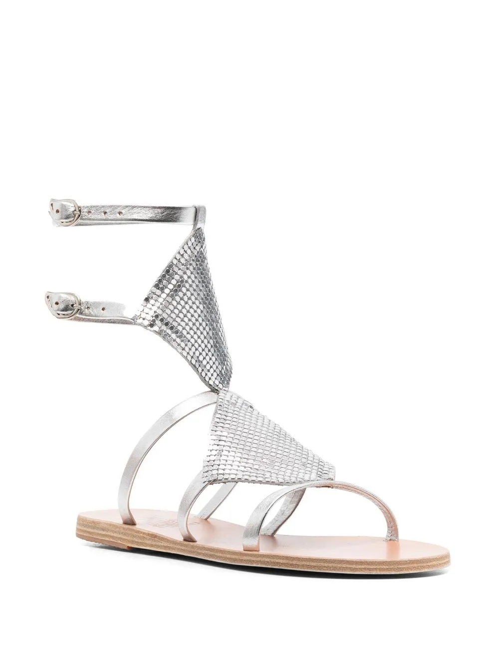 Women Ancient Greek Sandals Jane Metallic Sandals 4 Women Ancient Greek Sandals Jane Metallic Sandals - Image 2