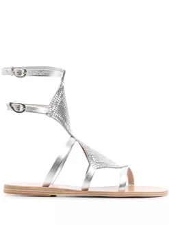 Women Ancient Greek Sandals Jane Metallic Sandals