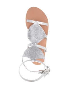 Women Ancient Greek Sandals Mesh-panel Detail Sandals -Ancient Greek 19587192 43778299 1000