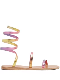 Women Ancient Greek Sandals Wrap-around Leather Sandals