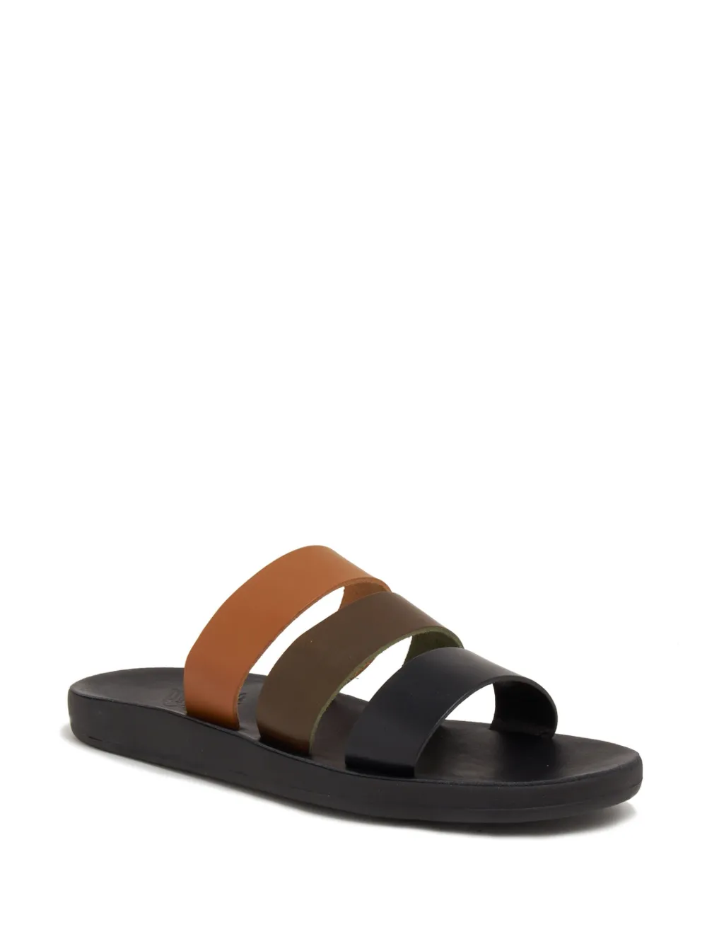 Men Ancient Greek Sandals Minas Comfort Calf Leather Slides 4 Men Ancient Greek Sandals Minas Comfort Calf Leather Slides - Image 2