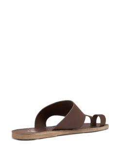 Men Ancient Greek Sandals Thong Strap Calf Leather Flip Flops -Ancient Greek 19758017 45138579 1000