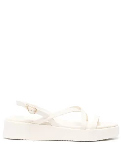 Women Ancient Greek Sandals Silia Buckle-fastening Sandals