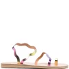 Women Ancient Greek Sandals Elafonisos Metallic-finish Sandals -Ancient Greek 19851284 44499524 1000