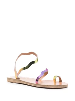 Women Ancient Greek Sandals Elafonisos Metallic-finish Sandals -Ancient Greek 19851284 44500224 1000