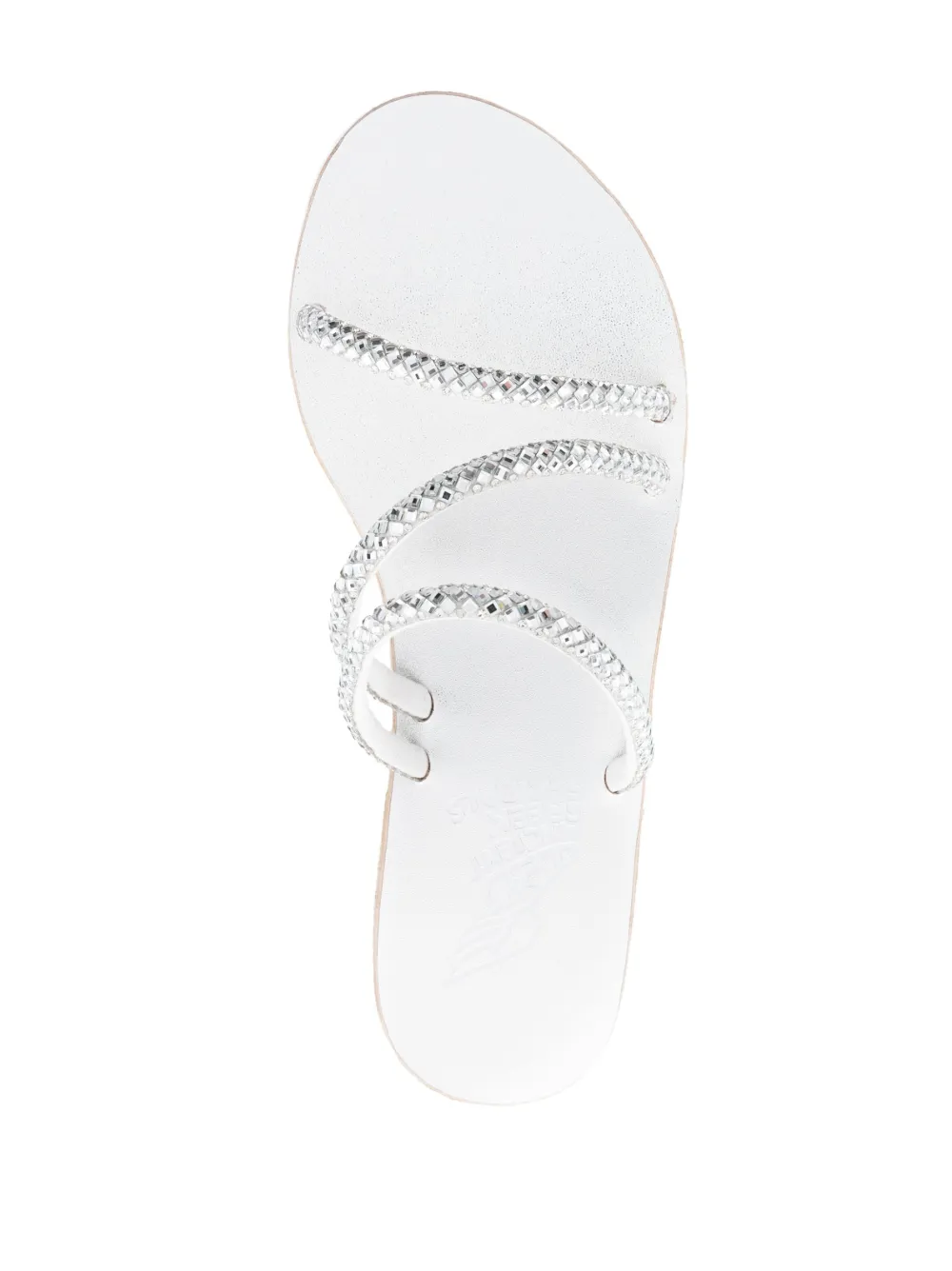 Women Ancient Greek Sandals Polytimi Crystal-embellished Sandals 6 Women Ancient Greek Sandals Polytimi Crystal-embellished Sandals - Image 4