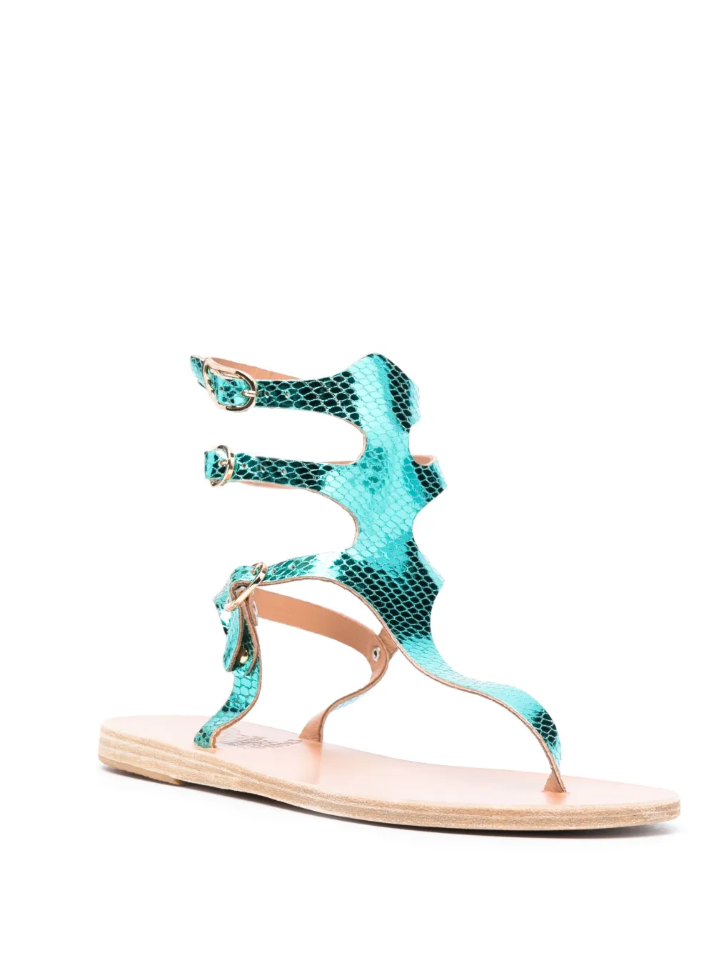 Women Ancient Greek Sandals Themis Leather Sandals 4 Women Ancient Greek Sandals Themis Leather Sandals - Image 2