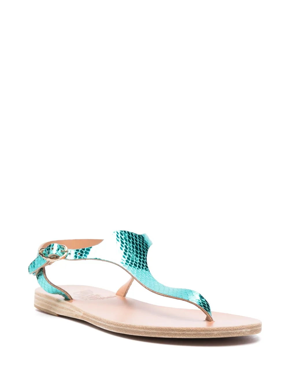 Women Ancient Greek Sandals Themis Metallic-effect Sandals 4 Women Ancient Greek Sandals Themis Metallic-effect Sandals - Image 2