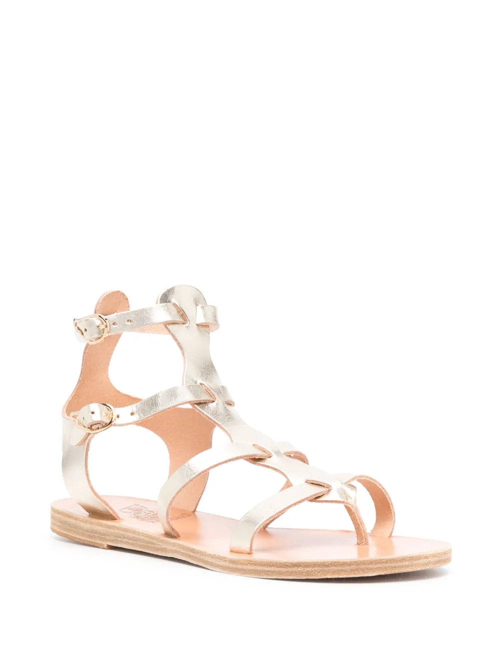 Women Ancient Greek Sandals Stephanie Leather Sandals 4 Women Ancient Greek Sandals Stephanie Leather Sandals - Image 2