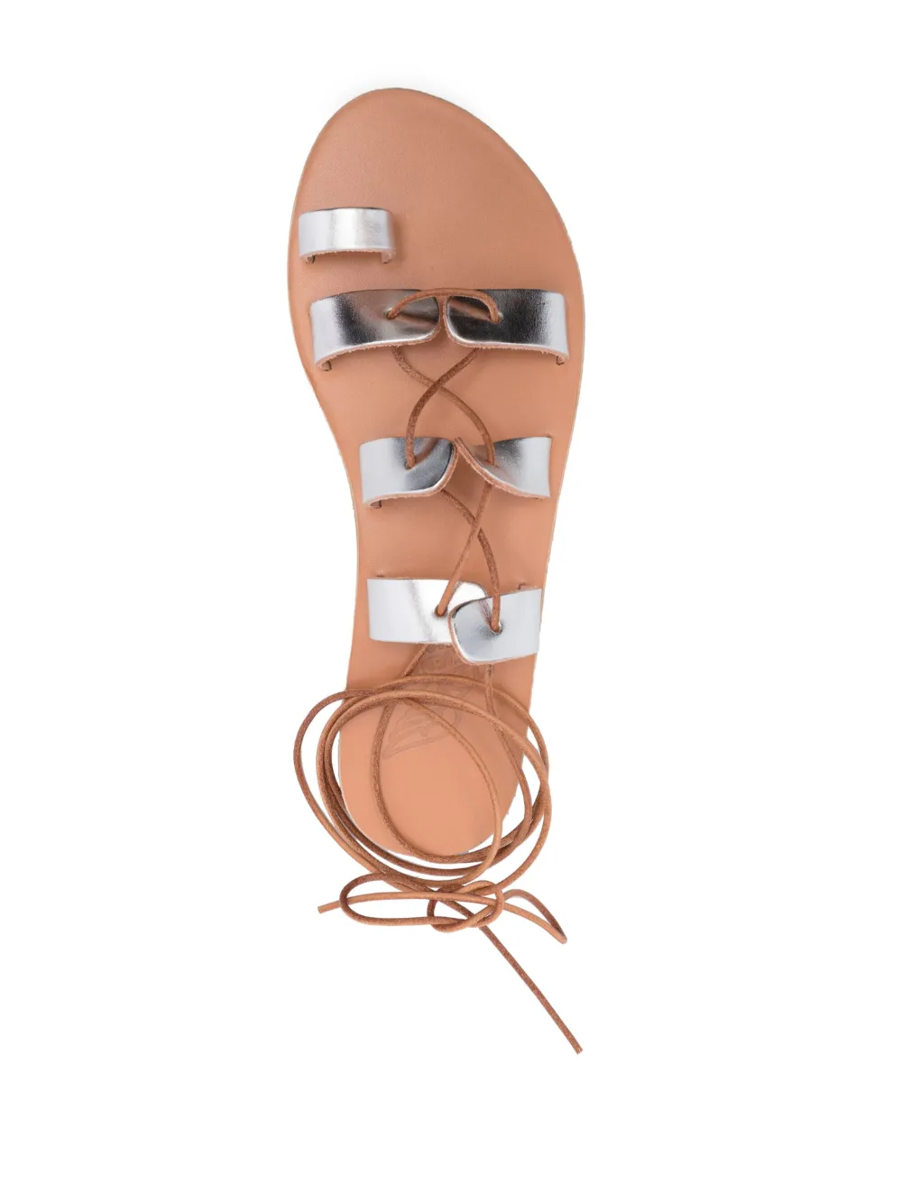 Women Ancient Greek Sandals Alcyone Leather Flat Sandals 6 Women Ancient Greek Sandals Alcyone Leather Flat Sandals - Image 4