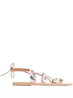 Women Ancient Greek Sandals Alcyone Leather Flat Sandals