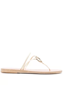 Women Ancient Greek Sandals Sfyra Ring-detail Flat Sandals